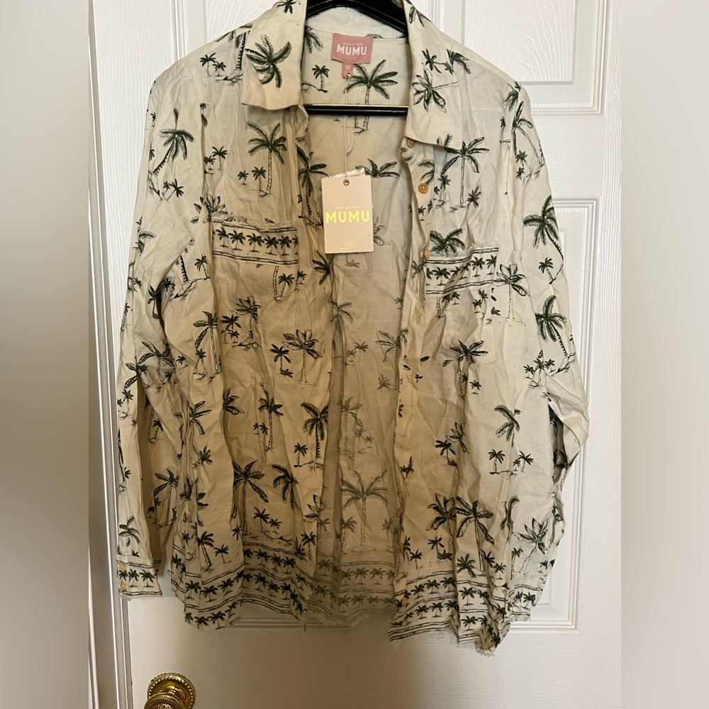NWT Show Me Your Mumu oversized button up